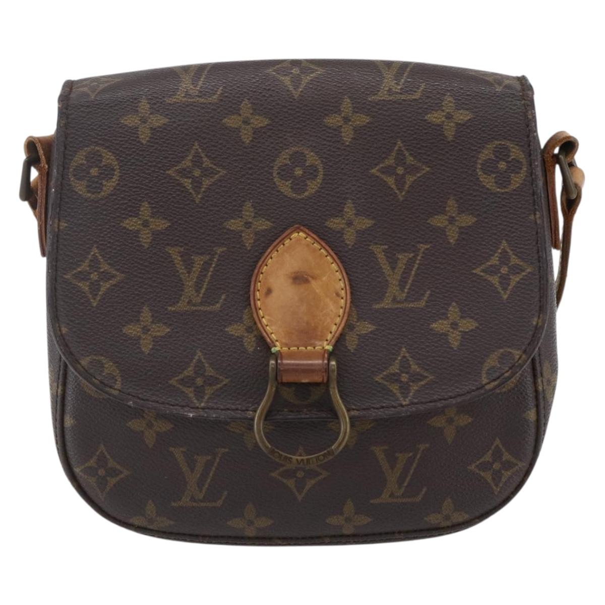 LOUIS VUITTON Monogram Saint Cloud MM Shoulder Bag M51243 LV Auth gh1281