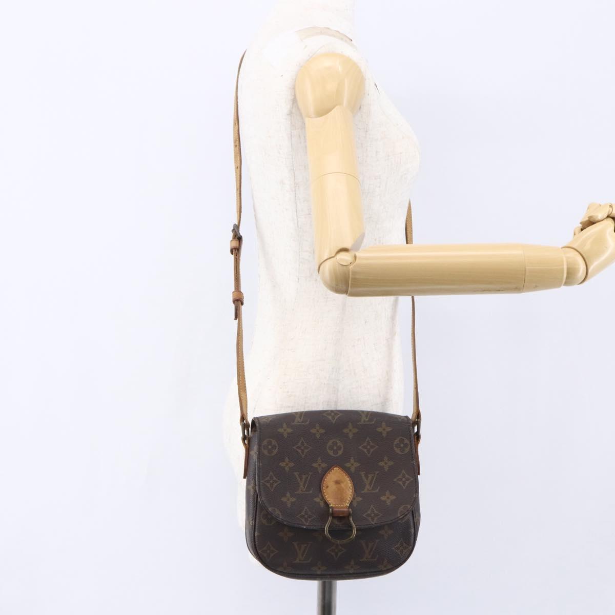 LOUIS VUITTON Monogram Saint Cloud MM Shoulder Bag M51243 LV Auth gh1281