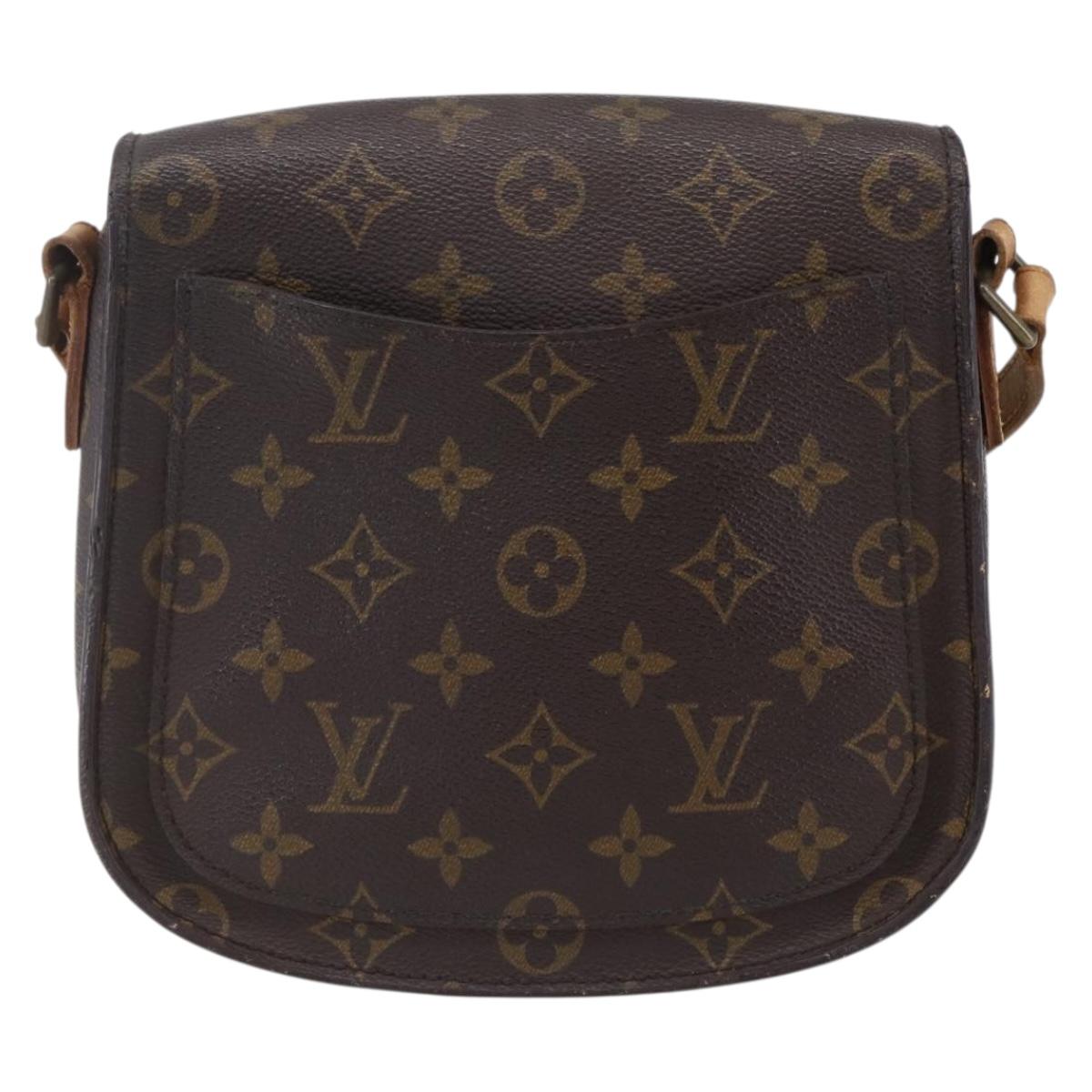 LOUIS VUITTON Monogram Saint Cloud MM Shoulder Bag M51243 LV Auth gh1281