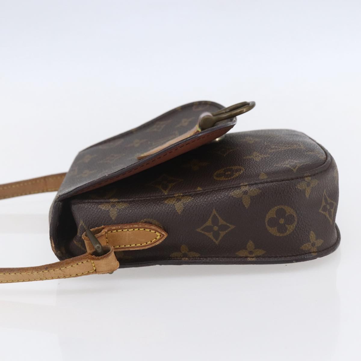 LOUIS VUITTON Monogram Saint Cloud MM Shoulder Bag M51243 LV Auth gh1281