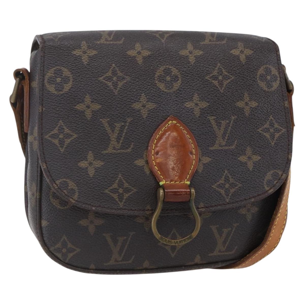 LOUIS VUITTON Monogram Saint Cloud MM Shoulder Bag M51243 LV Auth gh1291