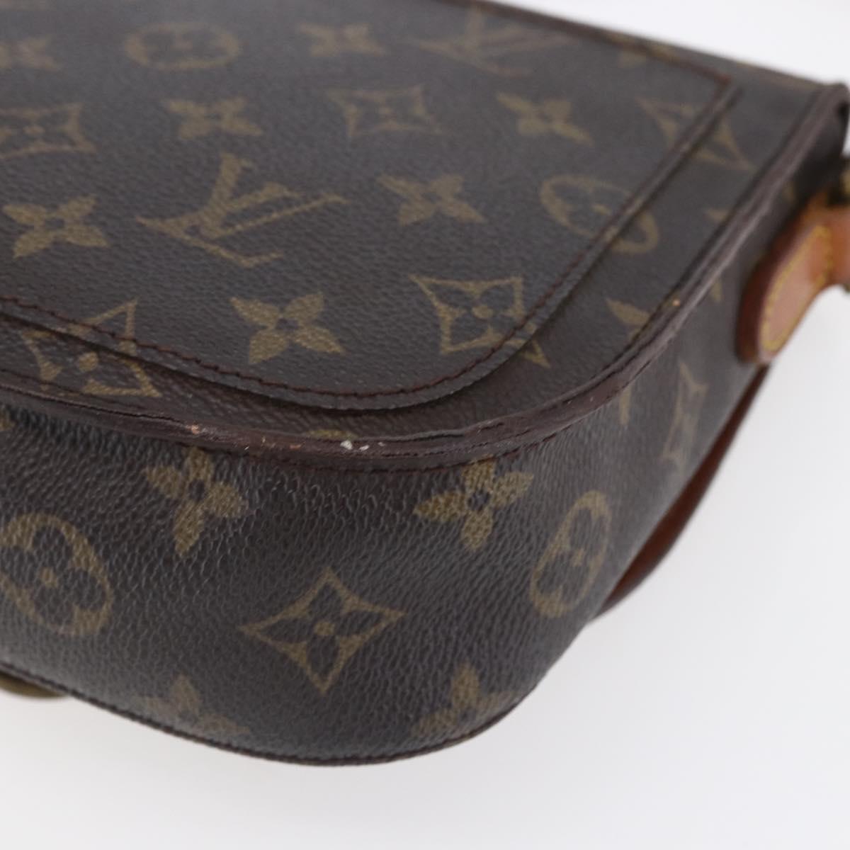 LOUIS VUITTON Monogram Saint Cloud MM Shoulder Bag M51243 LV Auth gh1291
