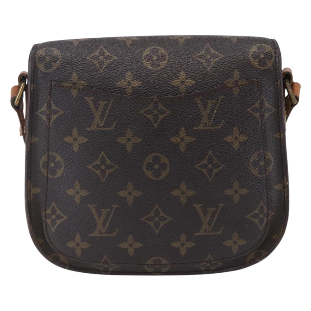 LOUIS VUITTON Monogram Saint Cloud MM Shoulder Bag M51243 LV Auth gh1291