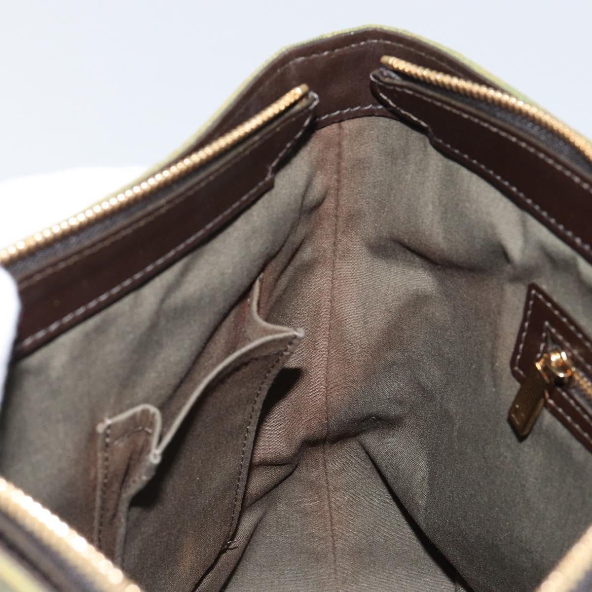 LOUIS VUITTON Monogram Mini Cabas Piano Tote Bag SPO TST Khaki LV Auth gh1292