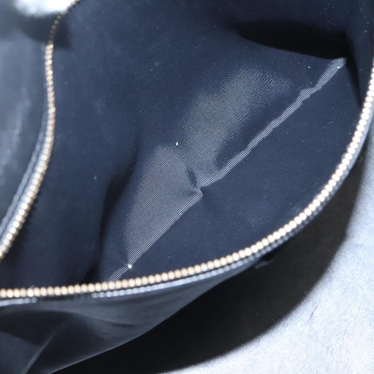 LOEWE Anagram Amazona 36 Hand Bag Leather Gold Tone Auth gh130