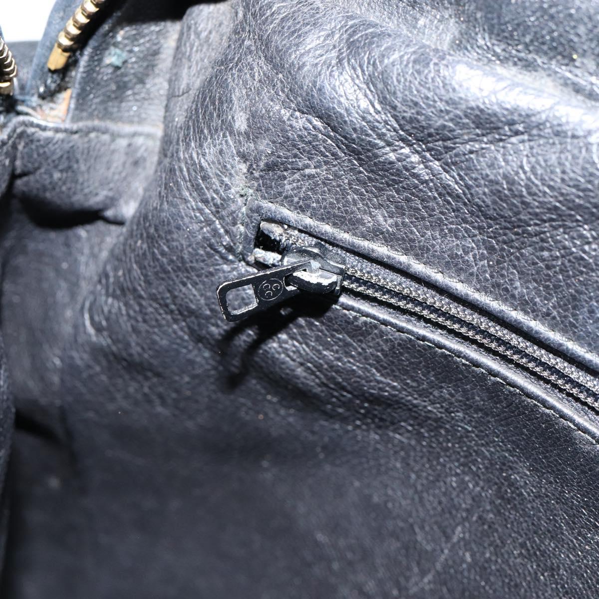 CHANEL Matelasse COCO Mark Shoulder Bag Lamb Skin Black Gold CC Auth gh1304