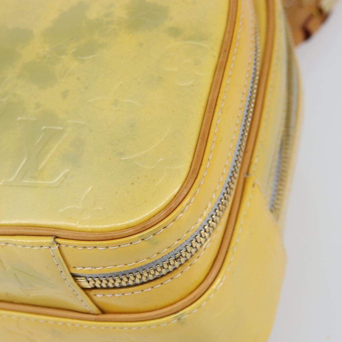 LOUIS VUITTON Monogram Vernis Marley Backpack Gris M91038 LV Auth gh1307