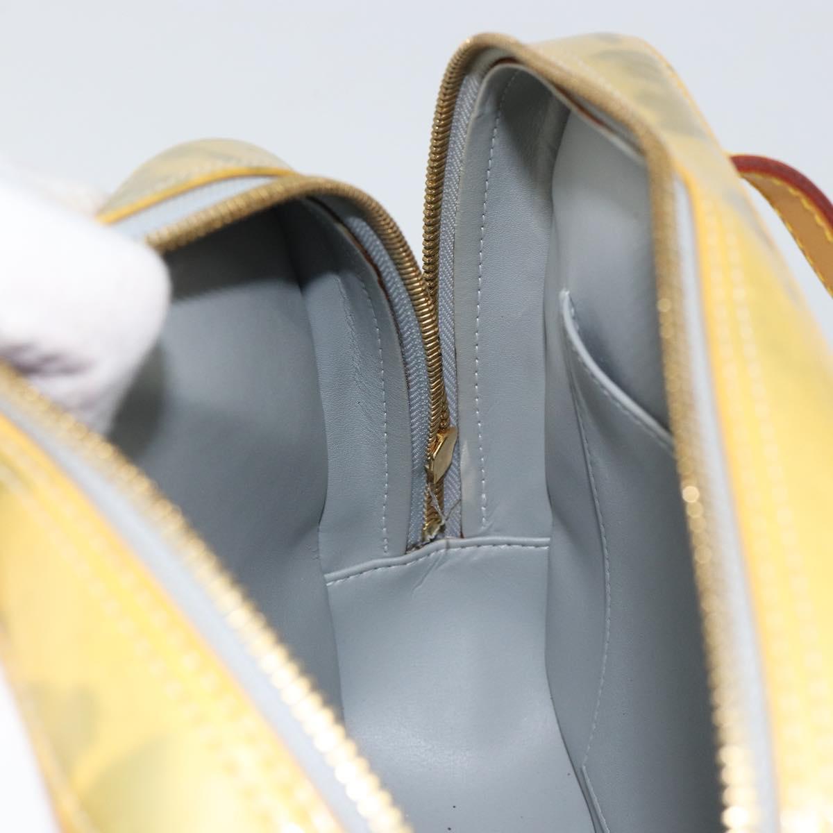 LOUIS VUITTON Monogram Vernis Marley Backpack Gris M91038 LV Auth gh1307