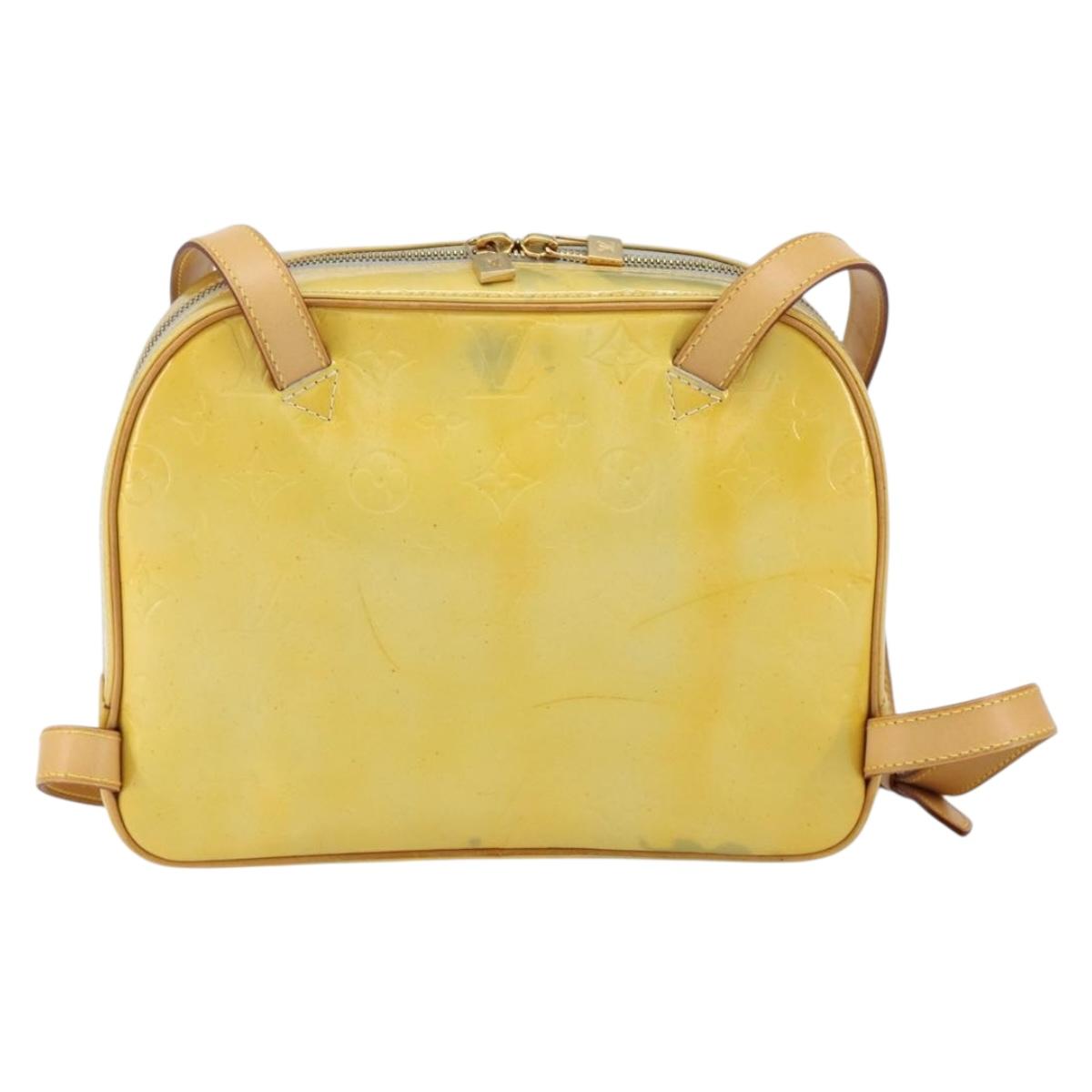 LOUIS VUITTON Monogram Vernis Marley Backpack Gris M91038 LV Auth gh1307