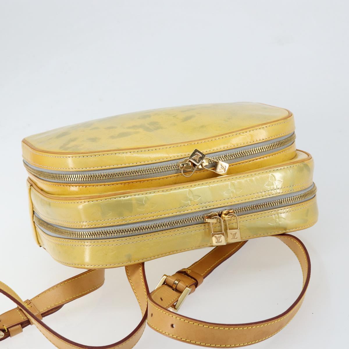 LOUIS VUITTON Monogram Vernis Marley Backpack Gris M91038 LV Auth gh1307