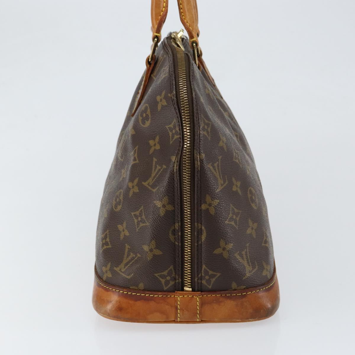 LOUIS VUITTON Monogram Alma Hand Bag M51130 LV Auth gh1312