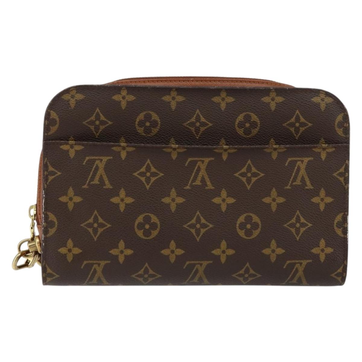 LOUIS VUITTON Monogram Orsay Clutch Bag M51790 LV Auth gh1318