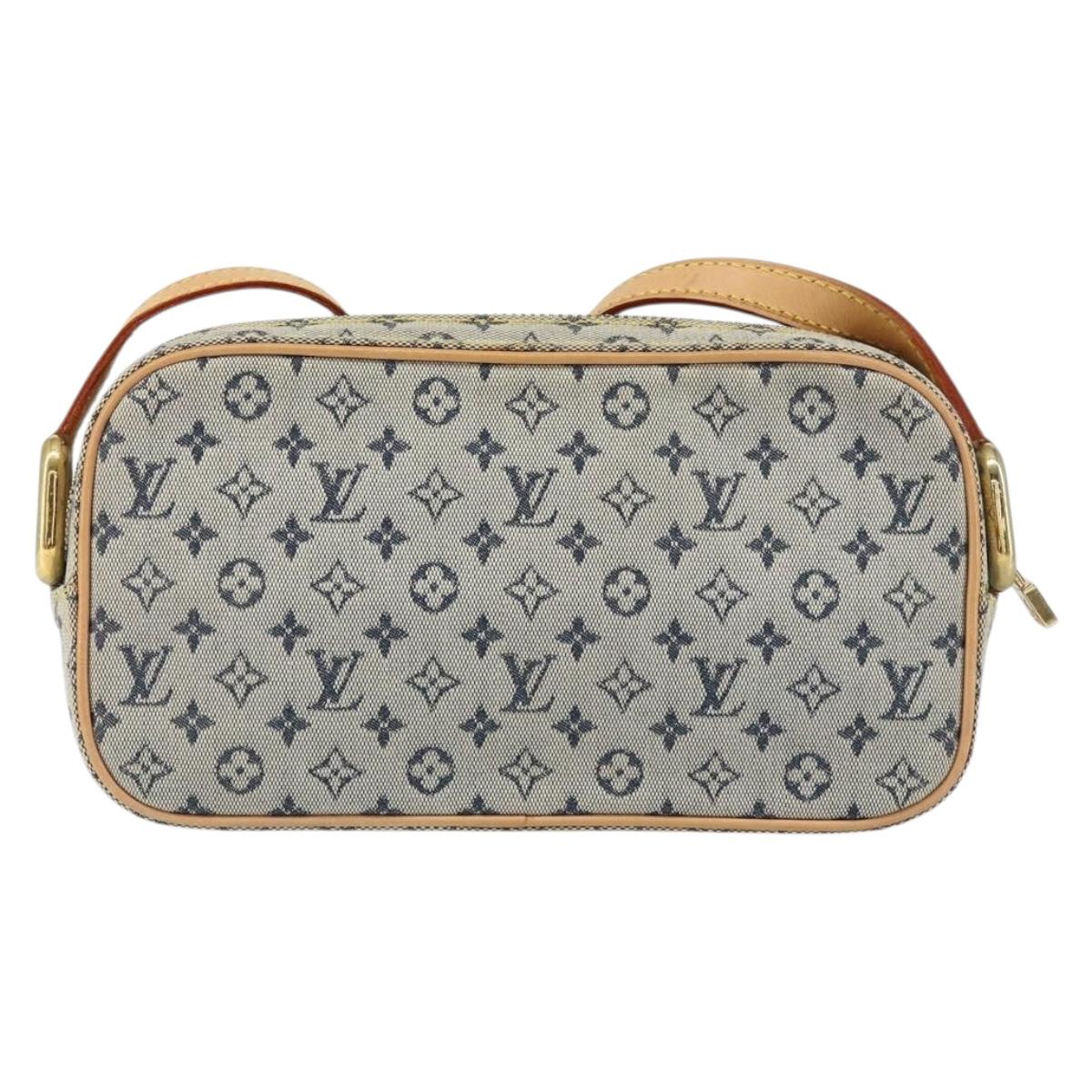 LOUIS VUITTON Monogram Mini Juliet MM Shoulder Bag Blue M92004 LV Auth gh1319