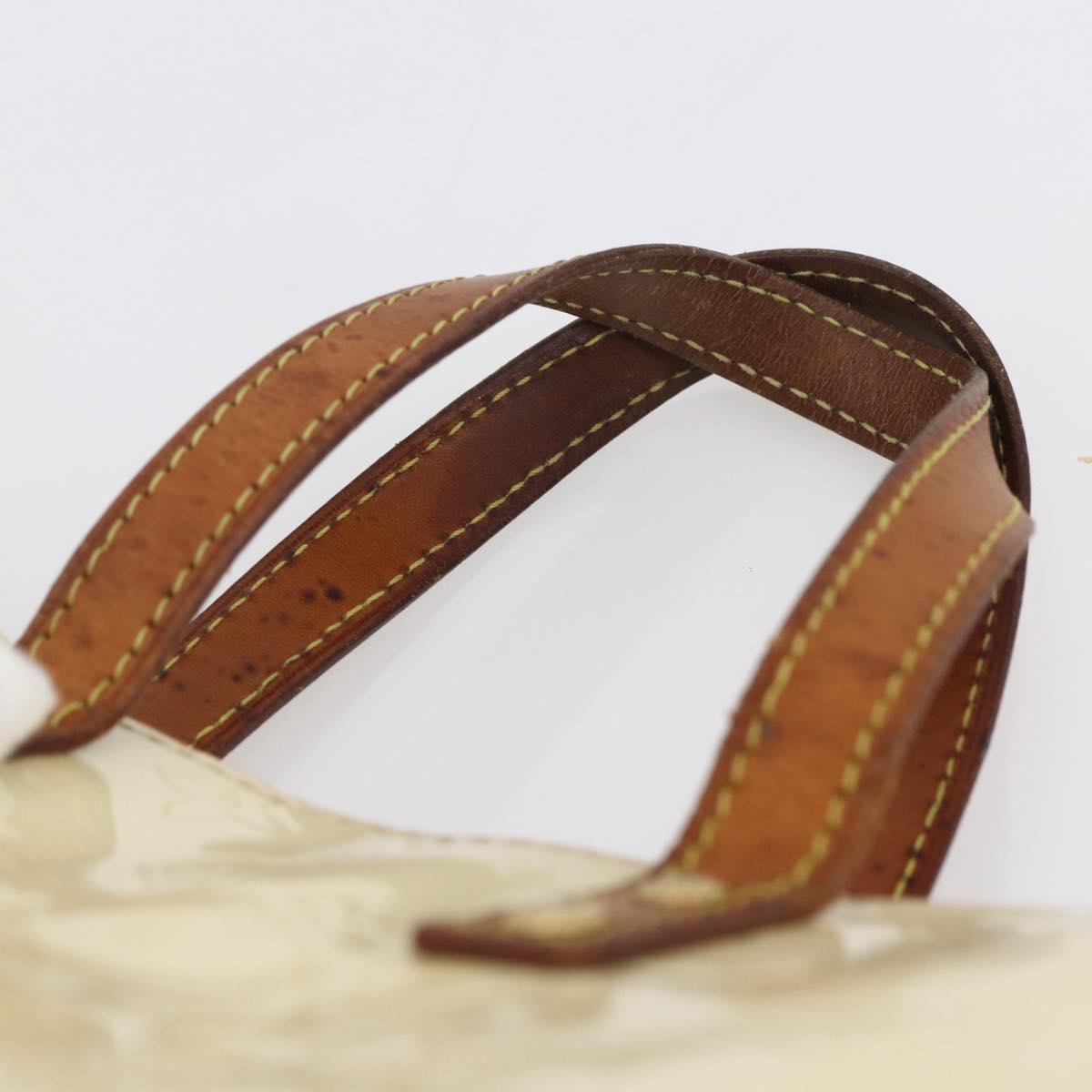 LOUIS VUITTON Monogram Vernis Reade PM Hand Bag Perle M91336 LV Auth gh1333