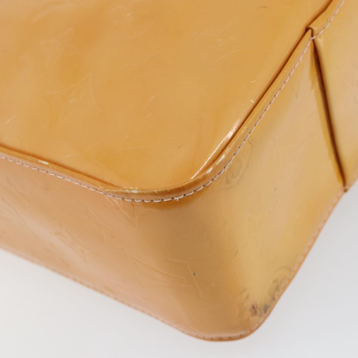 LOUIS VUITTON Monogram Vernis Columbus Bag Marshmallow Pink M91032 Auth gh1335