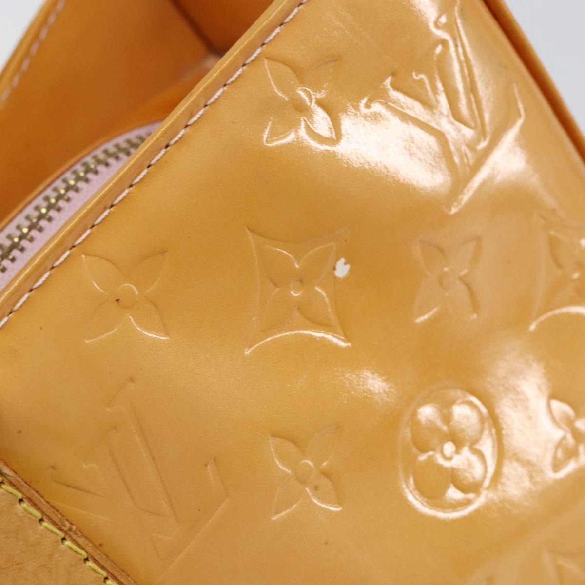 LOUIS VUITTON Monogram Vernis Columbus Bag Marshmallow Pink M91032 Auth gh1335