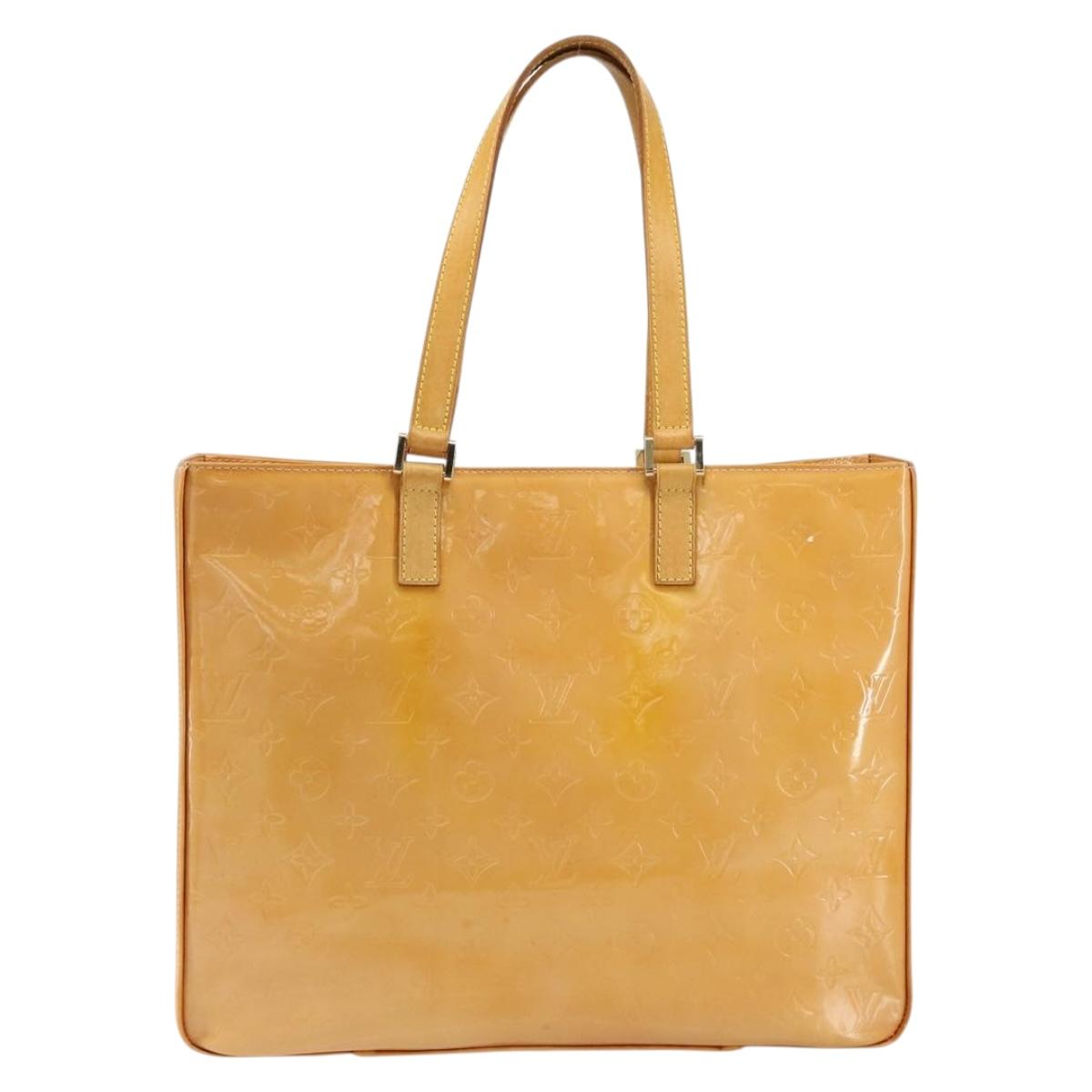 LOUIS VUITTON Monogram Vernis Columbus Bag Marshmallow Pink M91032 Auth gh1335