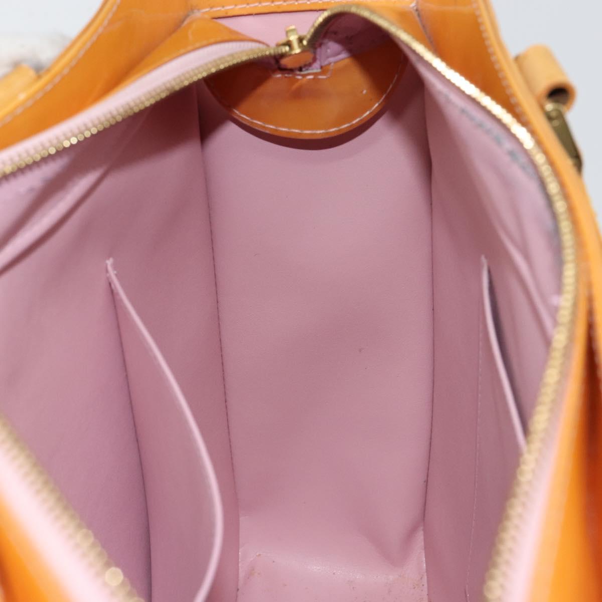 LOUIS VUITTON Monogram Vernis Columbus Bag Marshmallow Pink M91032 Auth gh1335