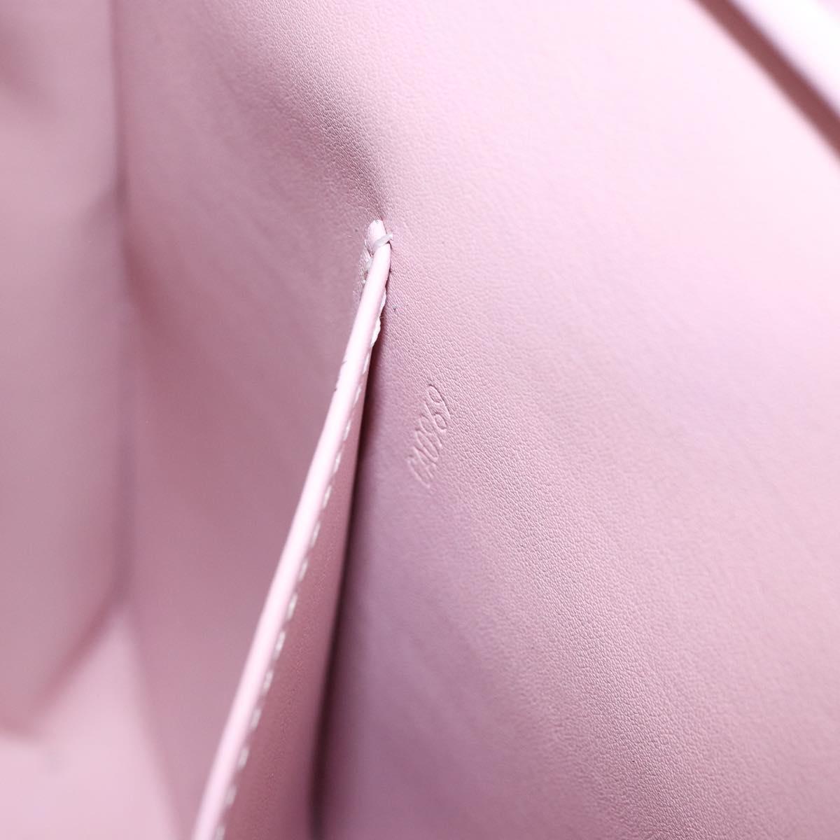 LOUIS VUITTON Monogram Vernis Columbus Bag Marshmallow Pink M91032 Auth gh1335