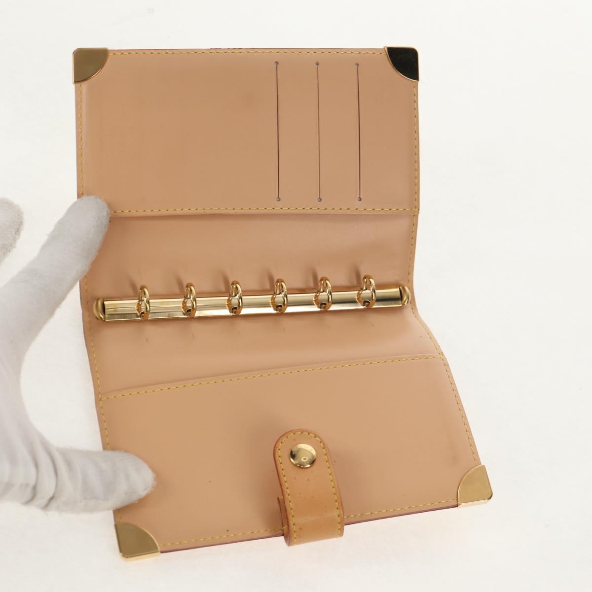 LOUIS VUITTON Multicolor Agenda PM Day Planner Cover White R21074 Auth gh1347V