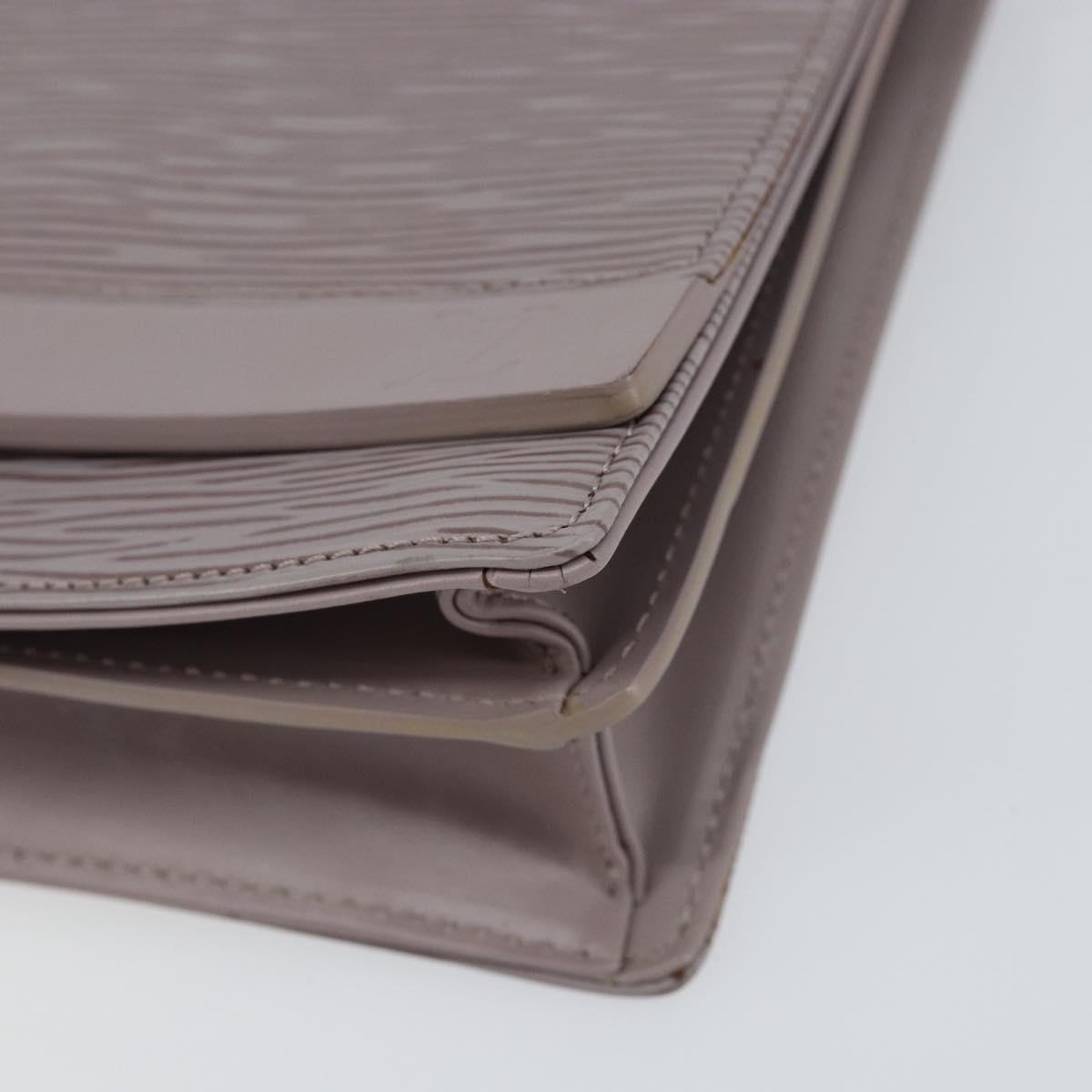 LOUIS VUITTON Epi Biarritz Shoulder Bag Lilac M5293B LV Auth gh1348