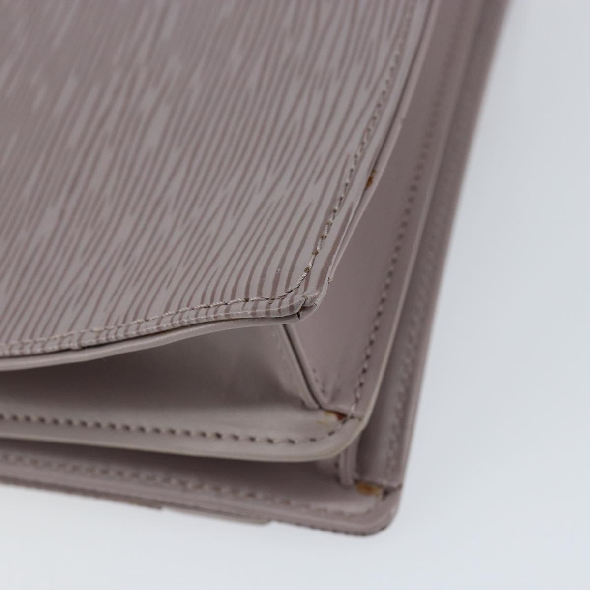 LOUIS VUITTON Epi Biarritz Shoulder Bag Lilac M5293B LV Auth gh1348