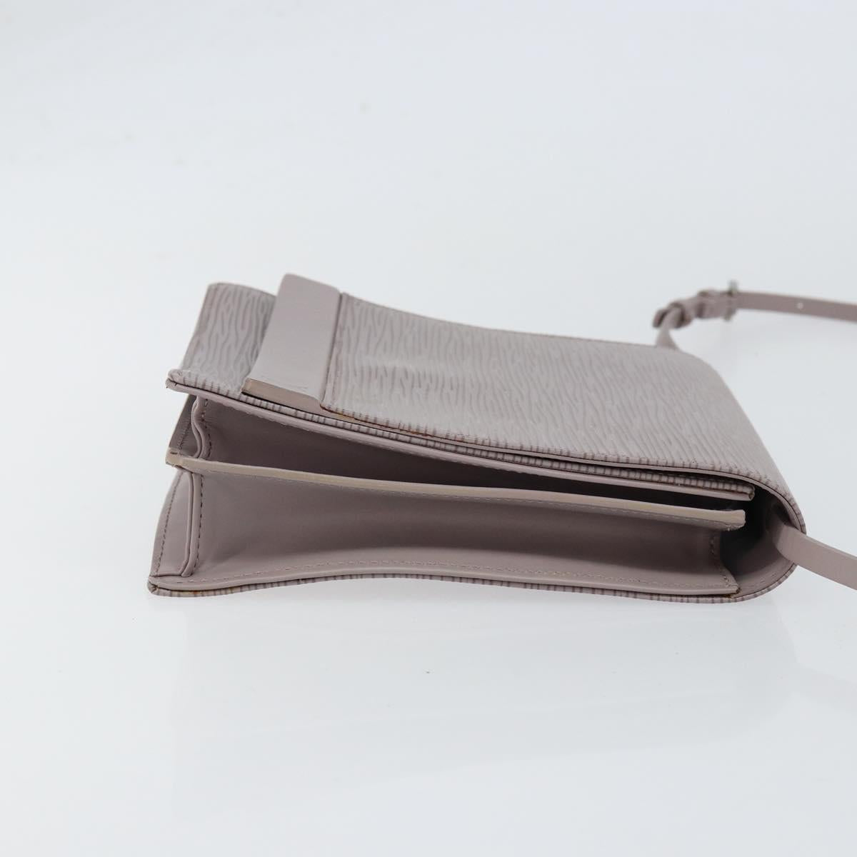 LOUIS VUITTON Epi Biarritz Shoulder Bag Lilac M5293B LV Auth gh1348