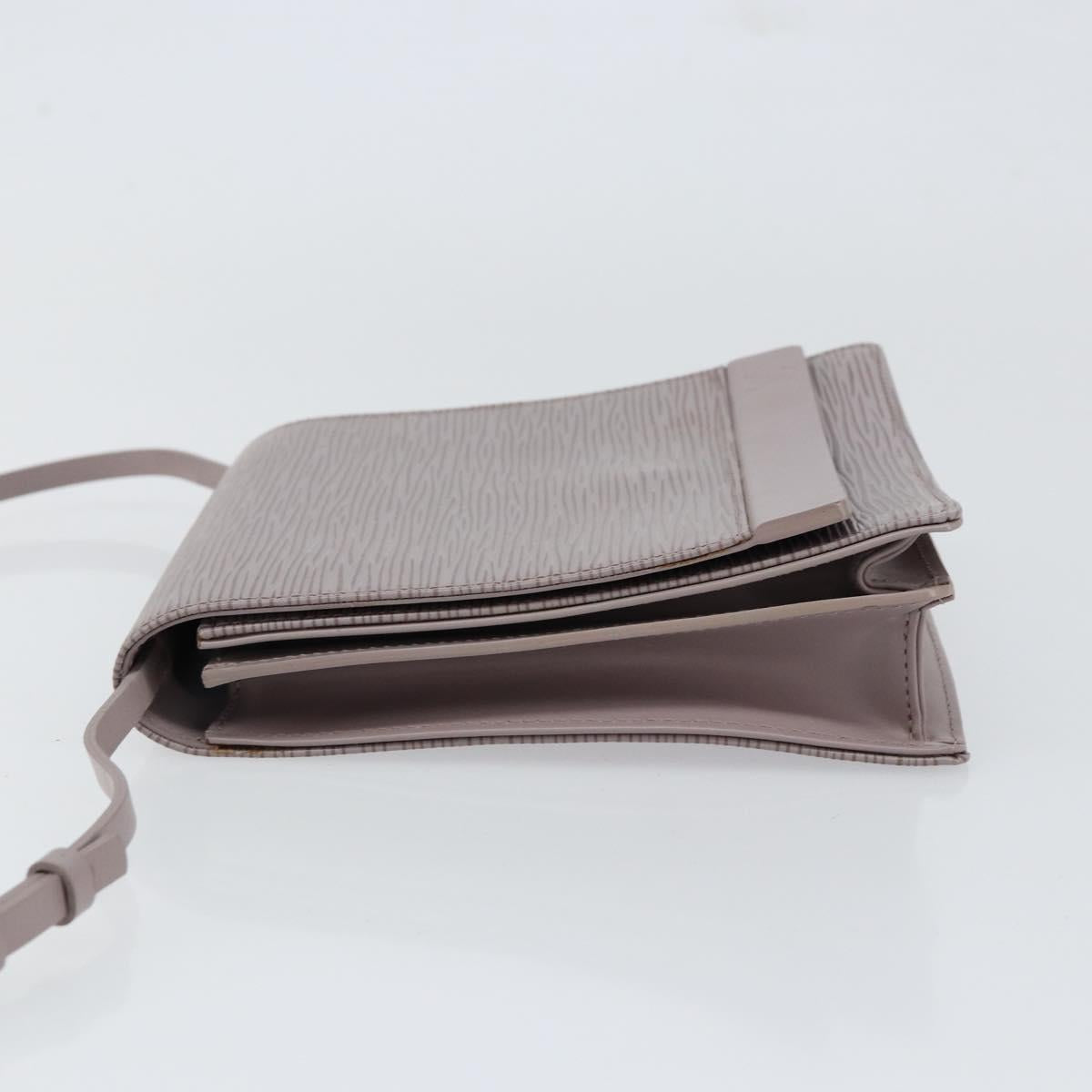 LOUIS VUITTON Epi Biarritz Shoulder Bag Lilac M5293B LV Auth gh1348