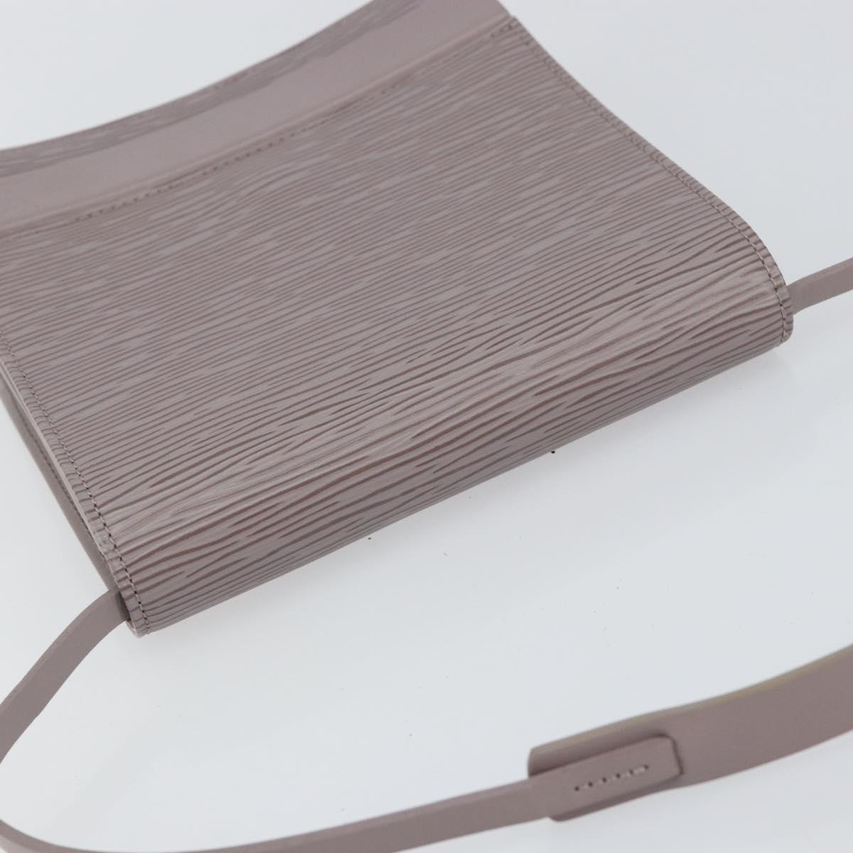 LOUIS VUITTON Epi Biarritz Shoulder Bag Lilac M5293B LV Auth gh1348