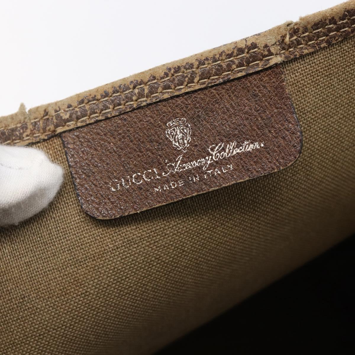 GUCCI GG Supreme Web Sherry Line Tote Bag PVC Beige Gold 39 02 003 Auth gh1349