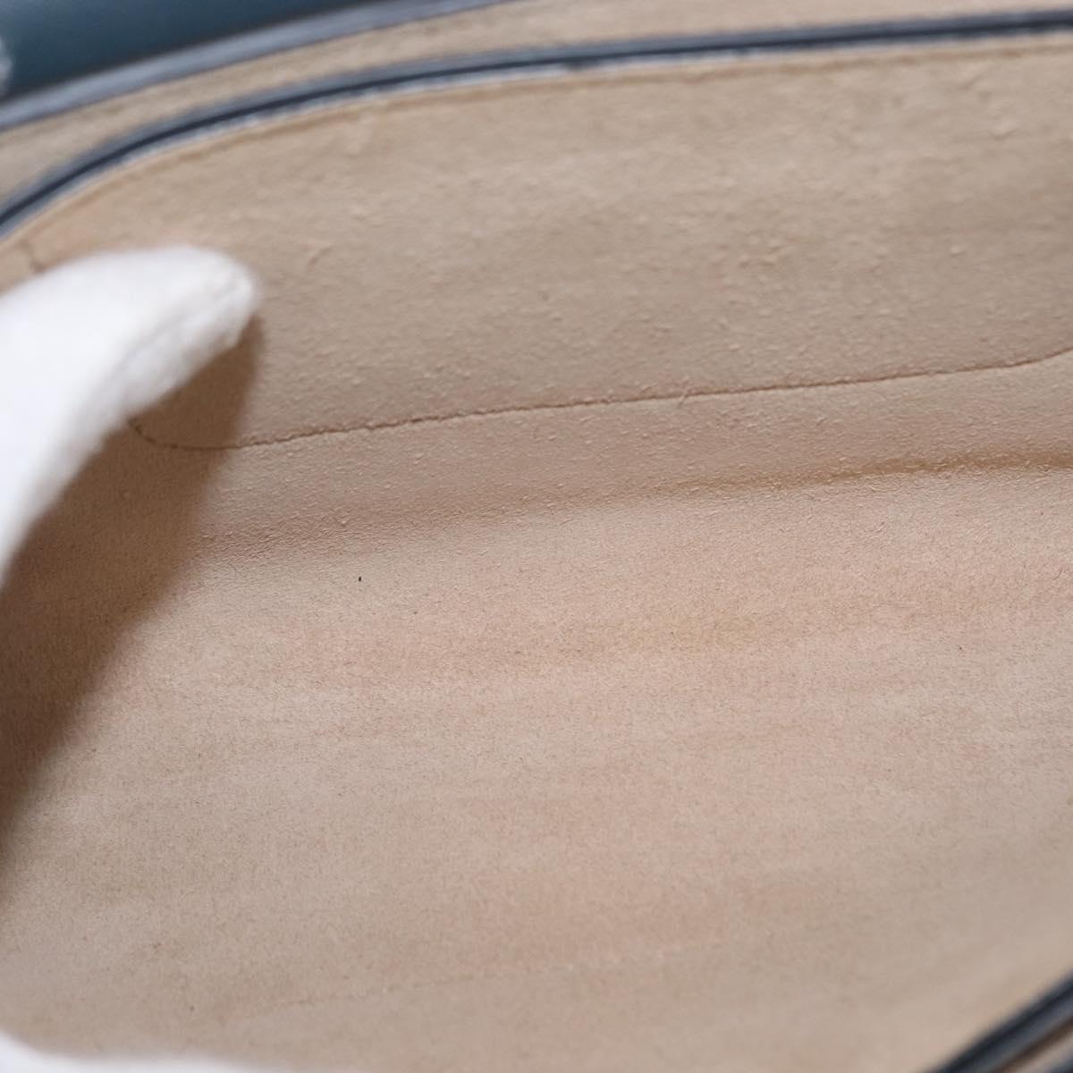 Chloe Fay Shoulder Bag Suede Leather Green Gold Auth gh1351