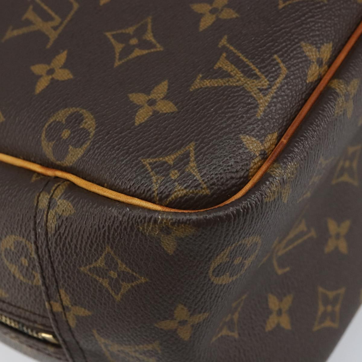 LOUIS VUITTON Monogram Deauville Hand Bag M47270 LV Auth gh1360