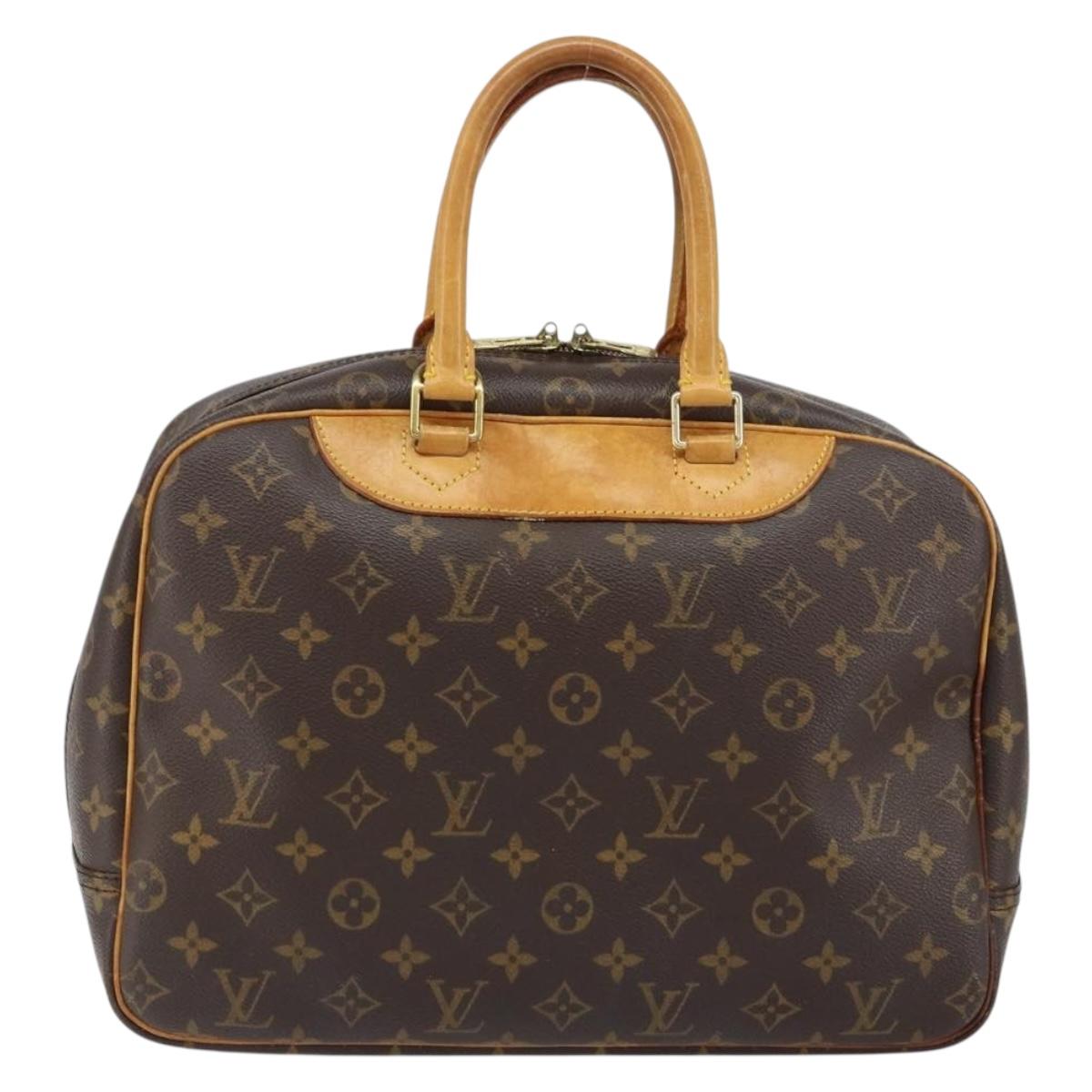 LOUIS VUITTON Monogram Deauville Hand Bag M47270 LV Auth gh1360