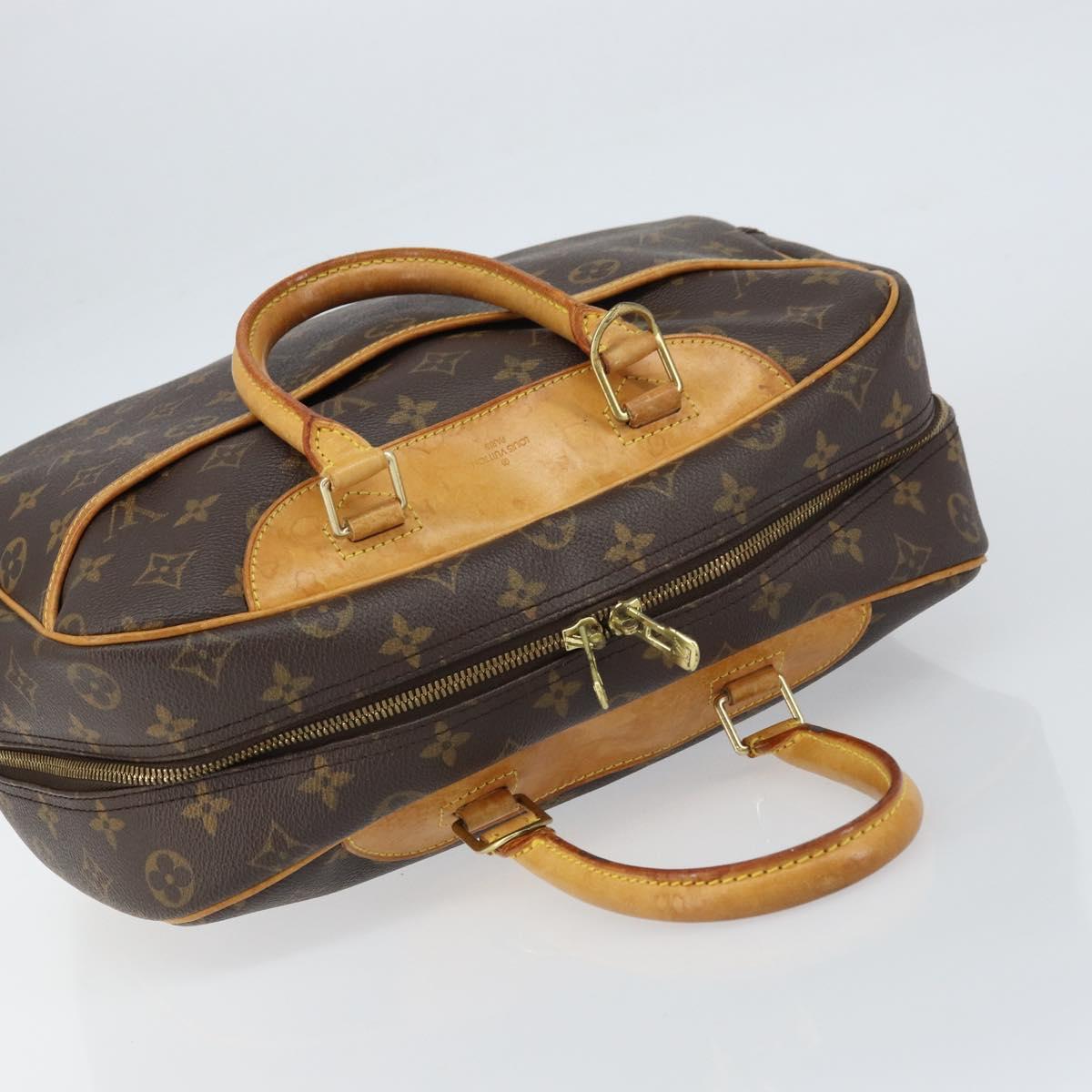 LOUIS VUITTON Monogram Deauville Hand Bag M47270 LV Auth gh1360
