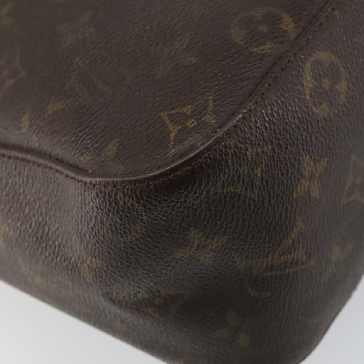 LOUIS VUITTON Monogram Looping GM Shoulder Bag M51145 LV Auth gh1396