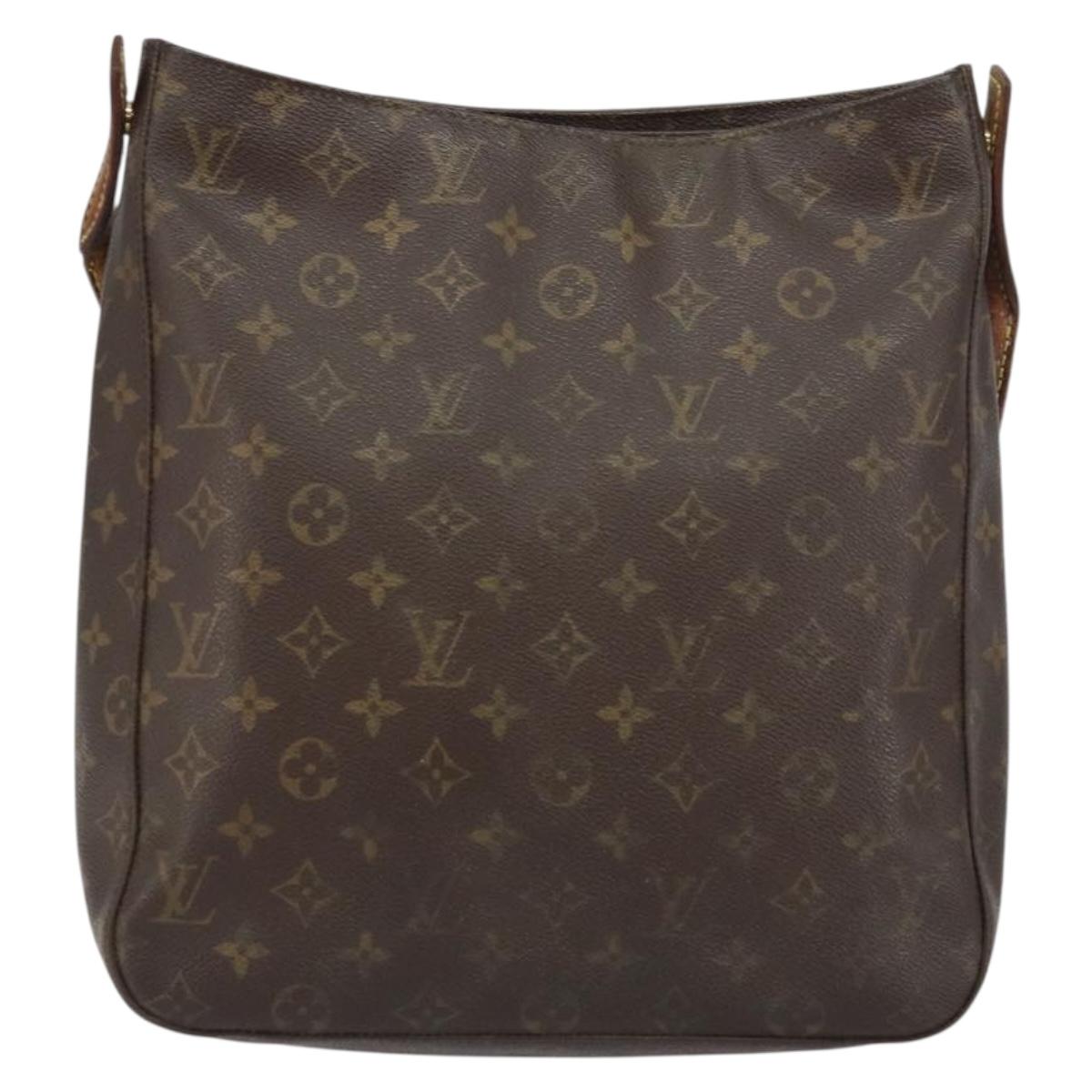 LOUIS VUITTON Monogram Looping GM Shoulder Bag M51145 LV Auth gh1396