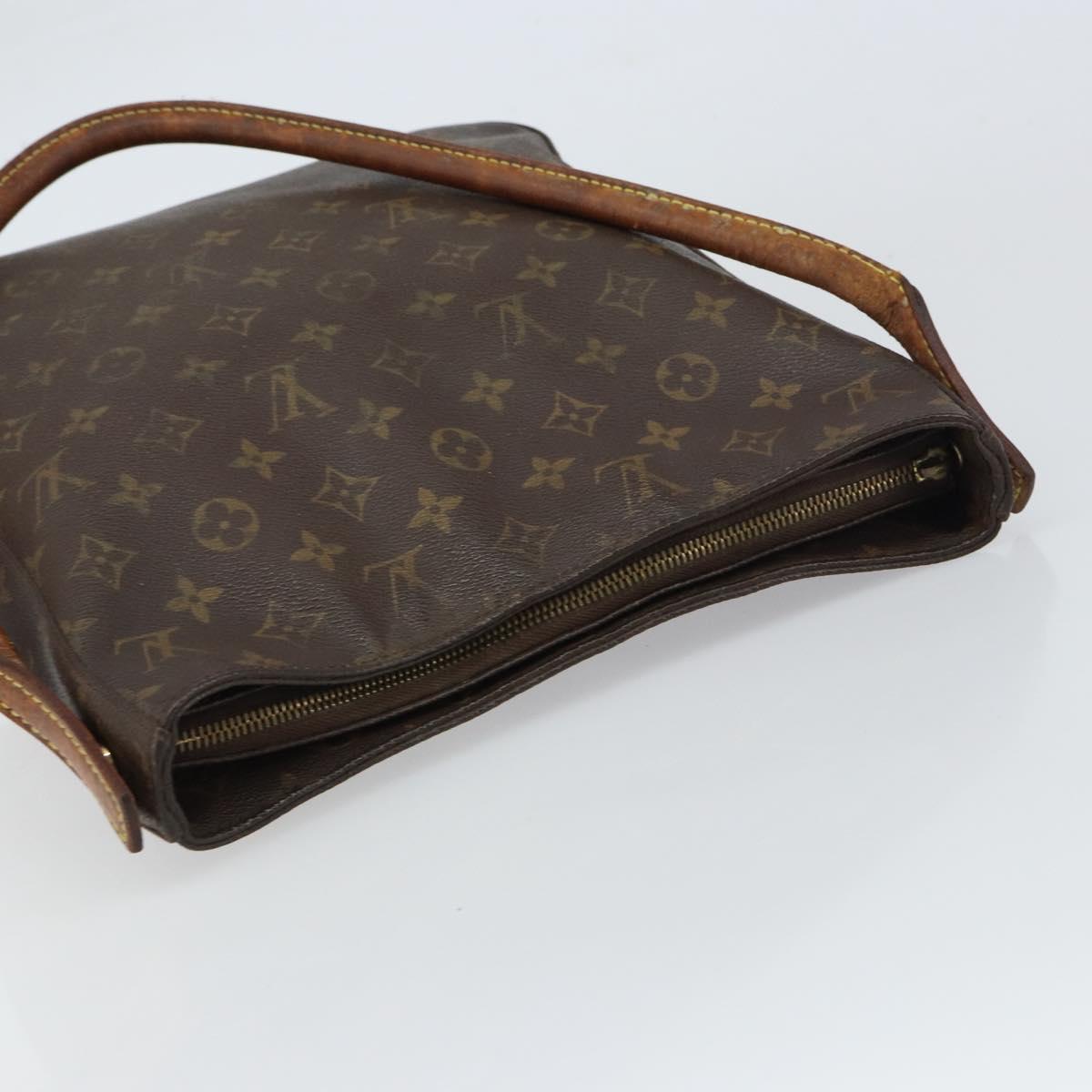 LOUIS VUITTON Monogram Looping GM Shoulder Bag M51145 LV Auth gh1396