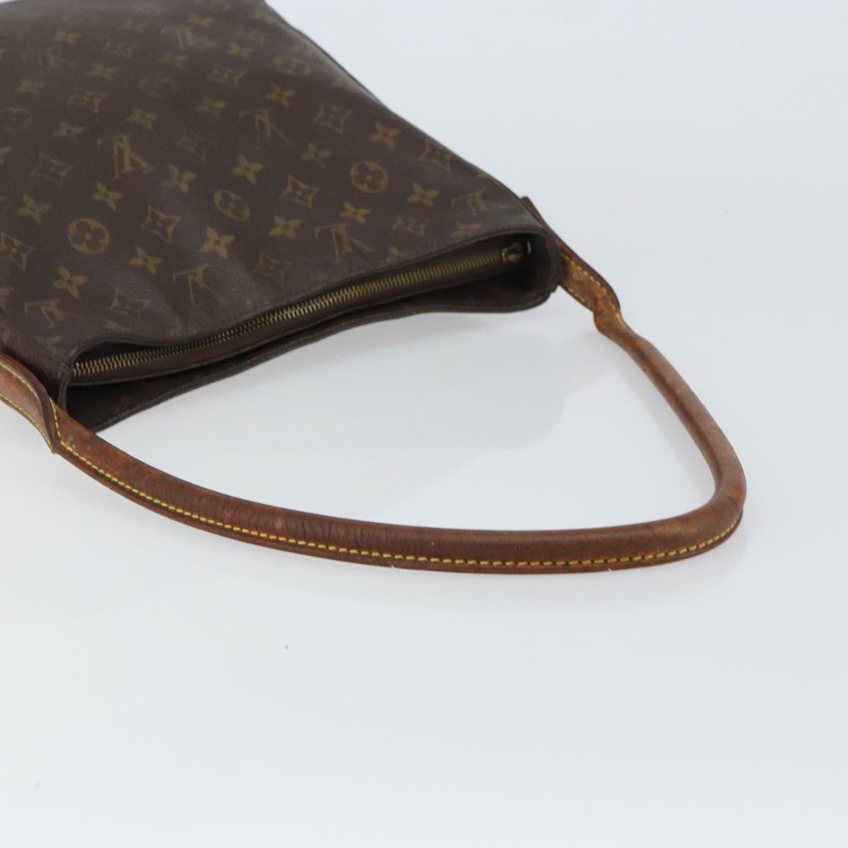 LOUIS VUITTON Monogram Looping GM Shoulder Bag M51145 LV Auth gh1396