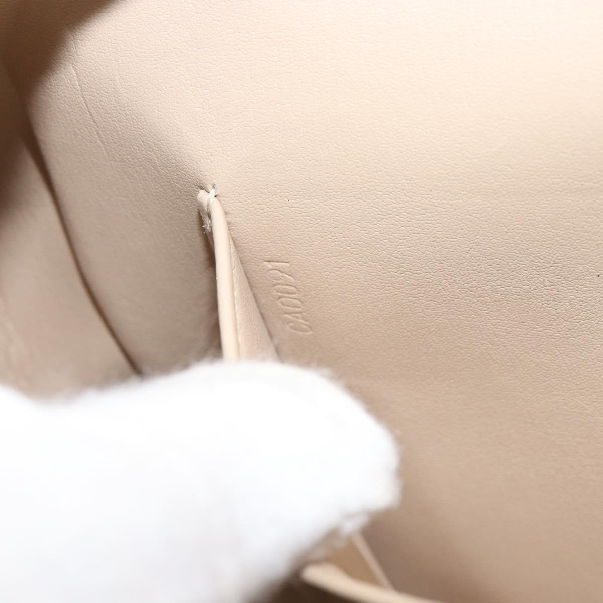 LOUIS VUITTON Monogram Vernis Thompson Street Bag Beige M91301 LV Auth gh1403