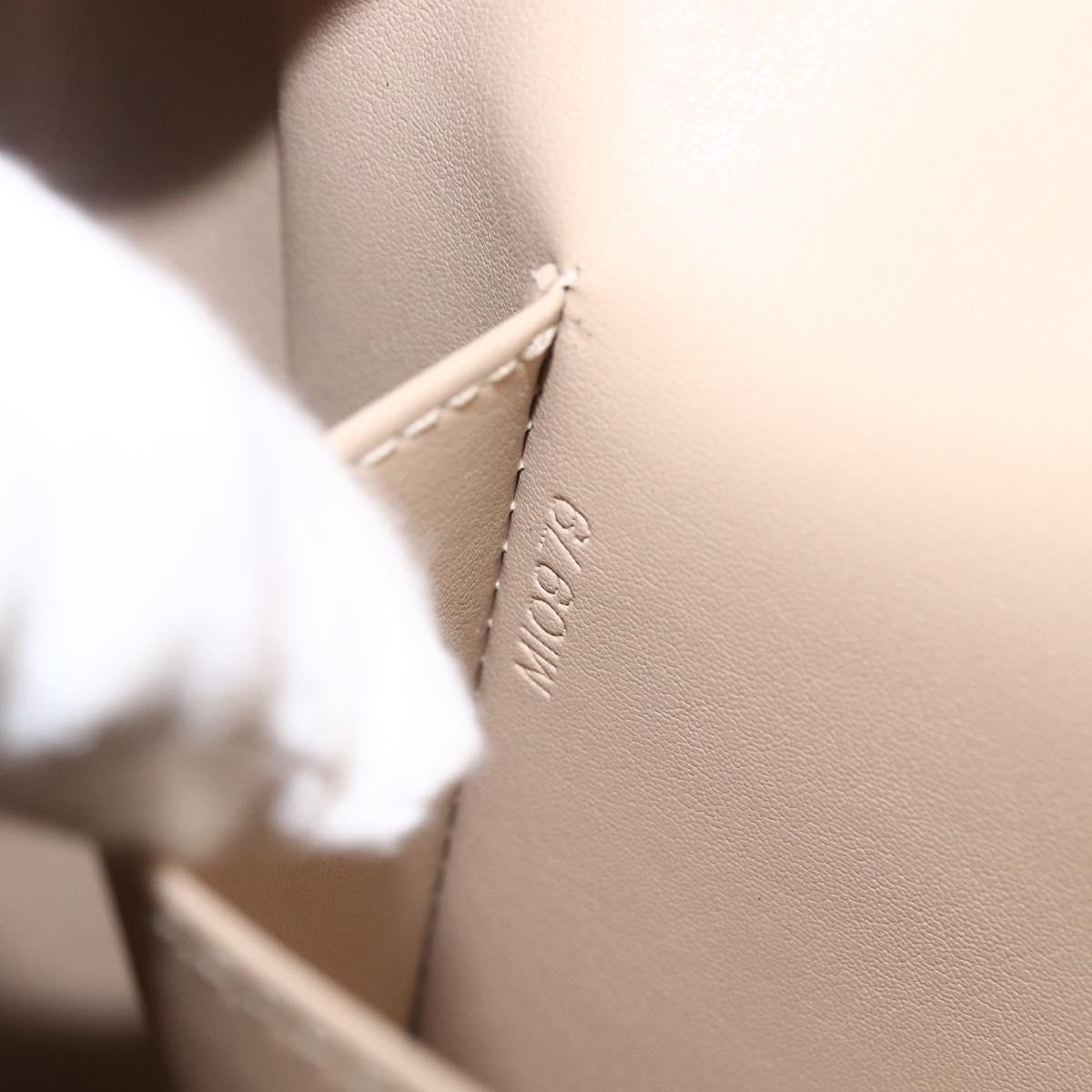 LOUIS VUITTON Monogram Vernis Thompson Street Bag Beige M91301 LV Auth gh1416