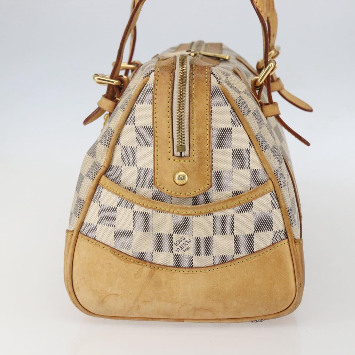 LOUIS VUITTON Damier Azur Berkeley Hand Bag N52001 LV Auth gh1418