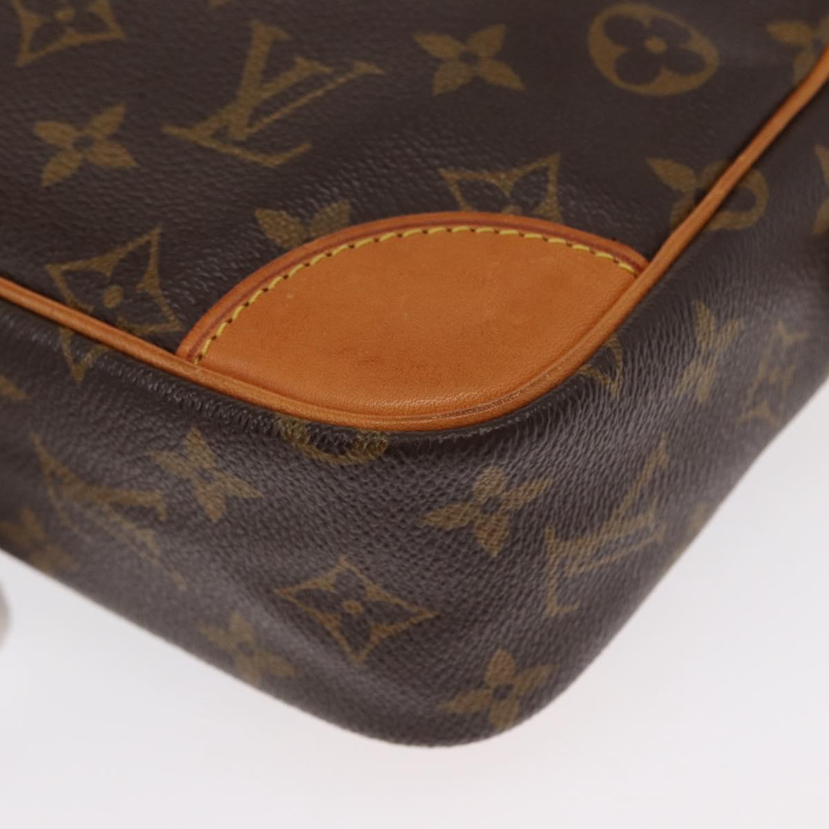LOUIS VUITTON Monogram Compiegne 28 Clutch Bag M51845 LV Auth gh1430
