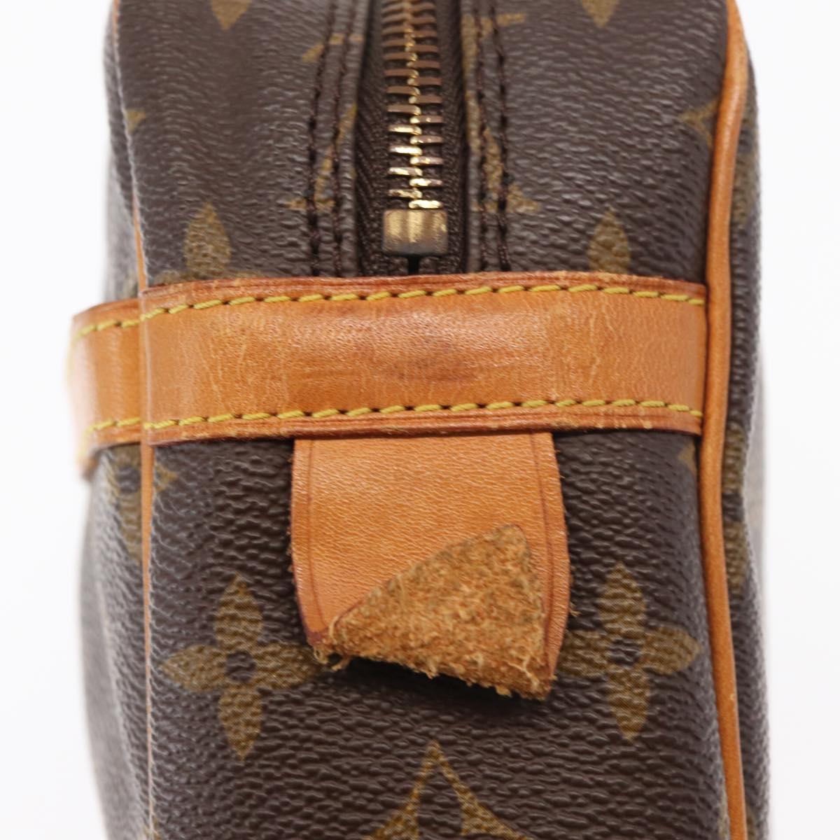LOUIS VUITTON Monogram Compiegne 28 Clutch Bag M51845 LV Auth gh1430