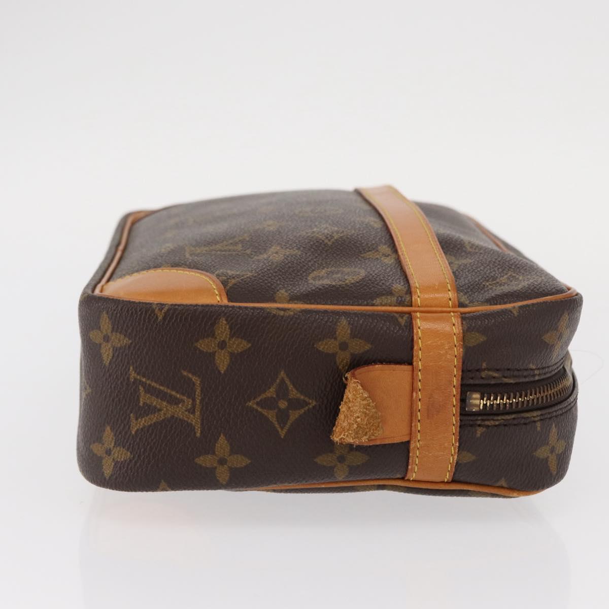 LOUIS VUITTON Monogram Compiegne 28 Clutch Bag M51845 LV Auth gh1430
