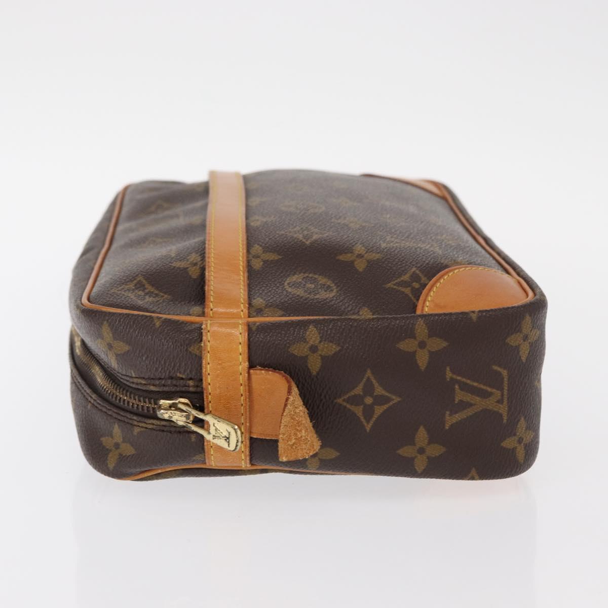 LOUIS VUITTON Monogram Compiegne 28 Clutch Bag M51845 LV Auth gh1430