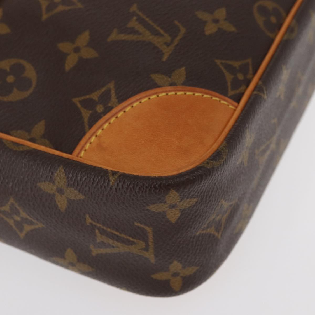 LOUIS VUITTON Monogram Compiegne 28 Clutch Bag M51845 LV Auth gh1430