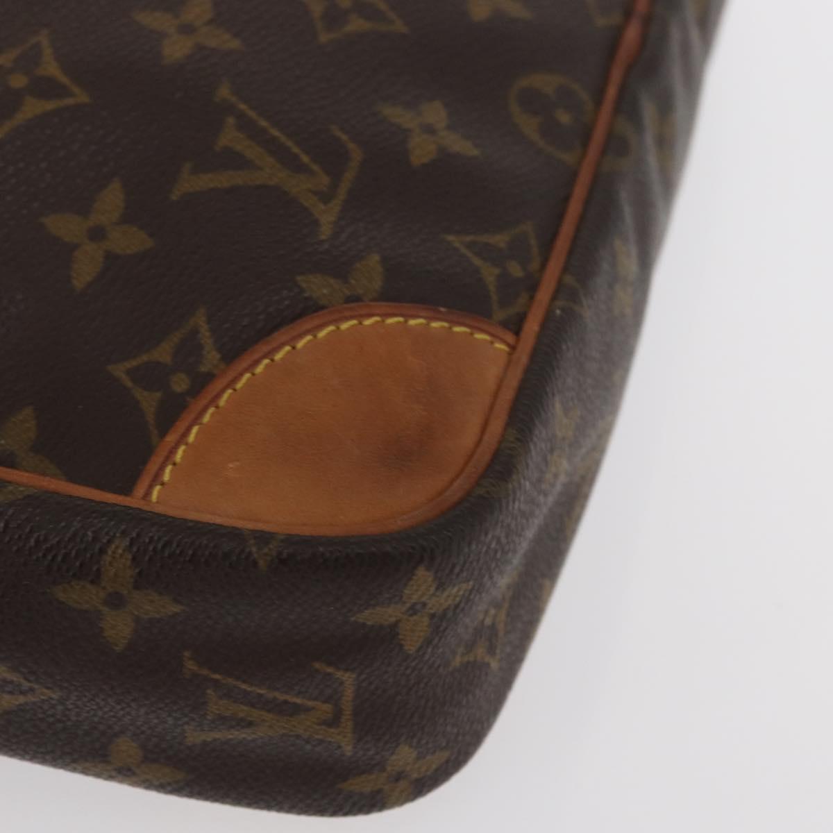 LOUIS VUITTON Monogram Compiegne 28 Clutch Bag M51845 LV Auth gh1433