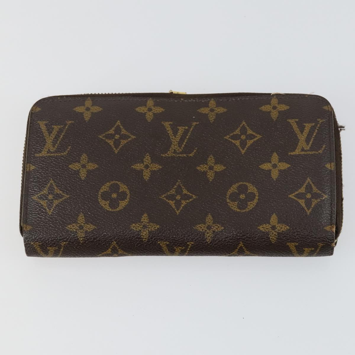LOUIS VUITTON Dior Monogram Trotter Canvas Wallet 4 Set Green LV Auth gh1453