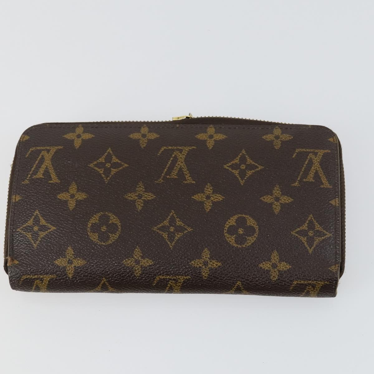 LOUIS VUITTON Dior Monogram Trotter Canvas Wallet 4 Set Green LV Auth gh1453