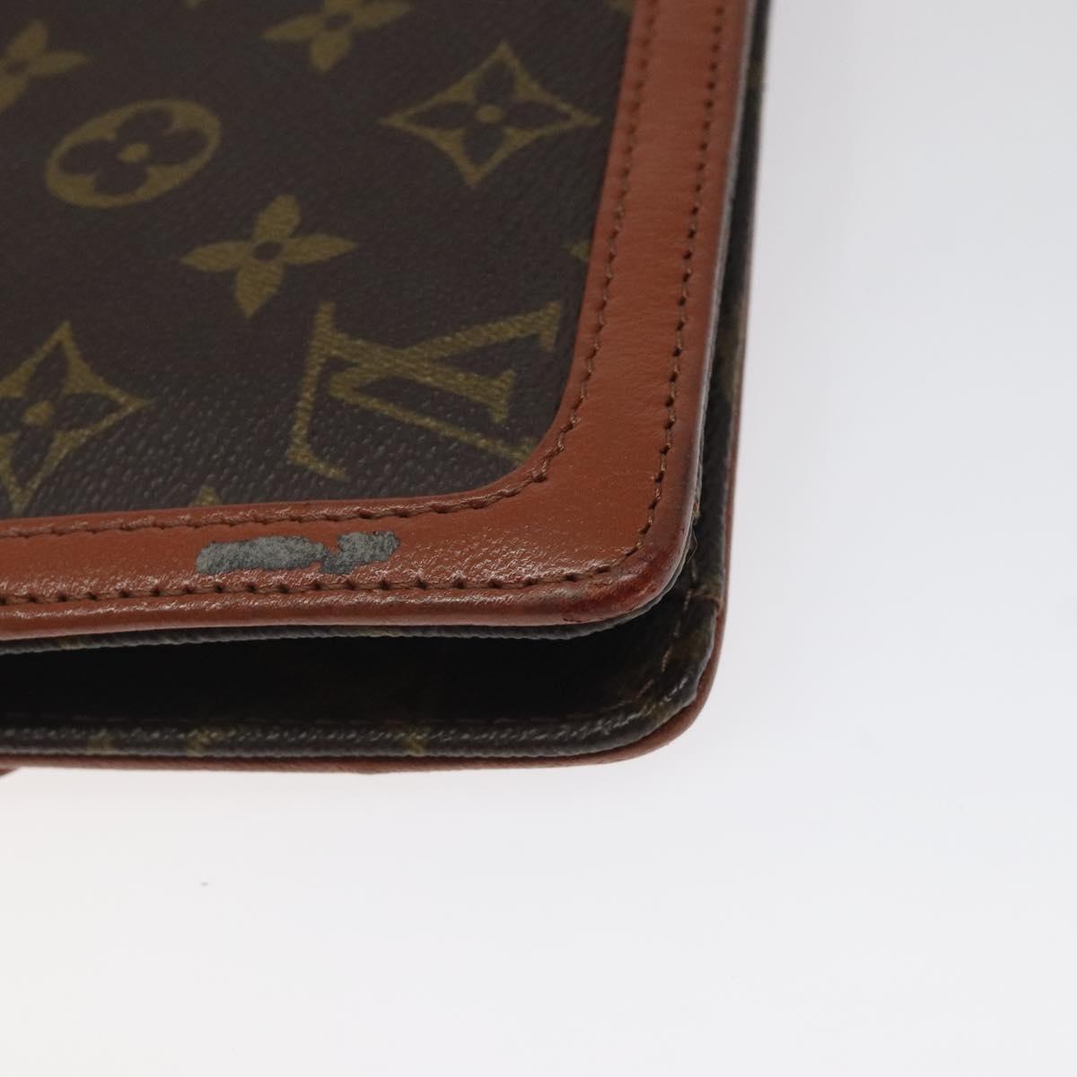 LOUIS VUITTON Monogram Pochette Dam GM Clutch Bag M51810 LV Auth gh146